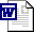 Symbol von Microsoft® Word Dateien