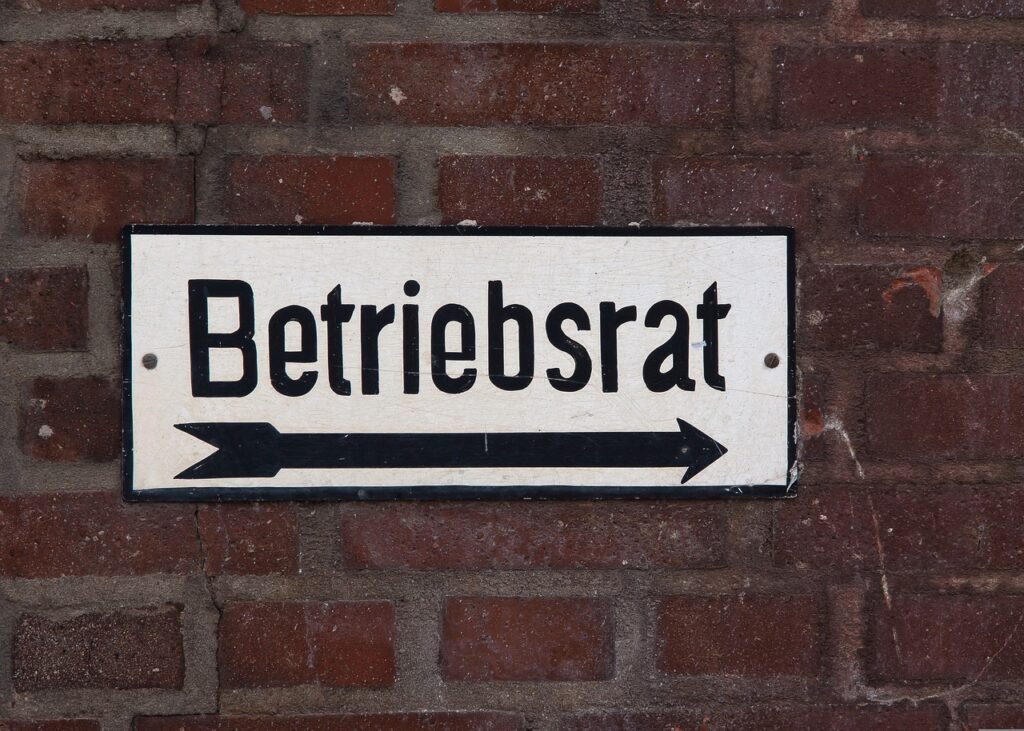 Schild Betriebsrat